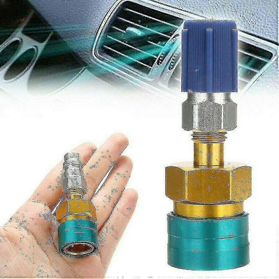 R1234yf To R134a Low Side Quick Coupler Car Suv Hose Adapter Fitting Connector