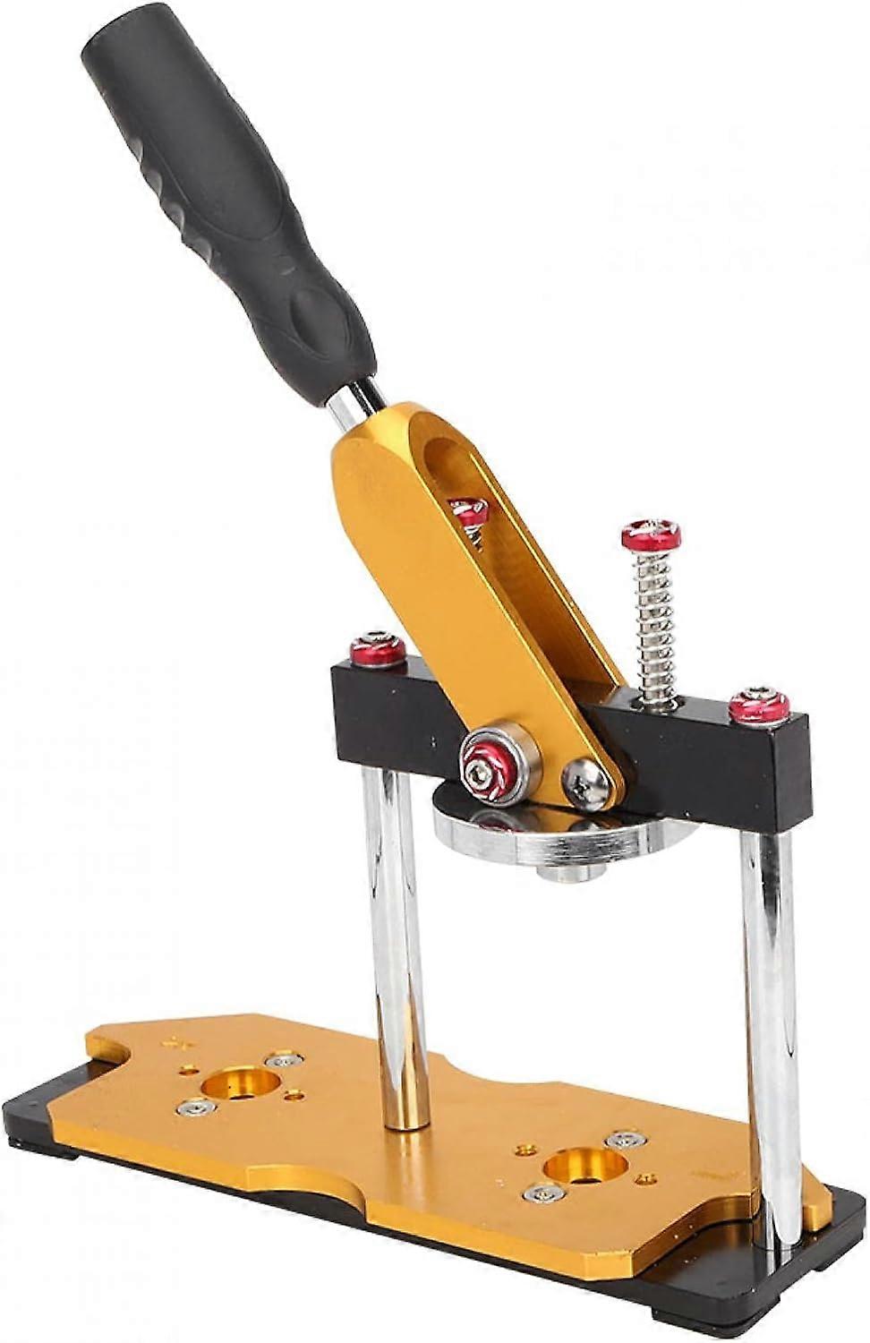 DIY Badge Machine, Ergonomically Designed Handle Exquisite Workmanship Easy to Use Badge Machine for Factory for Home