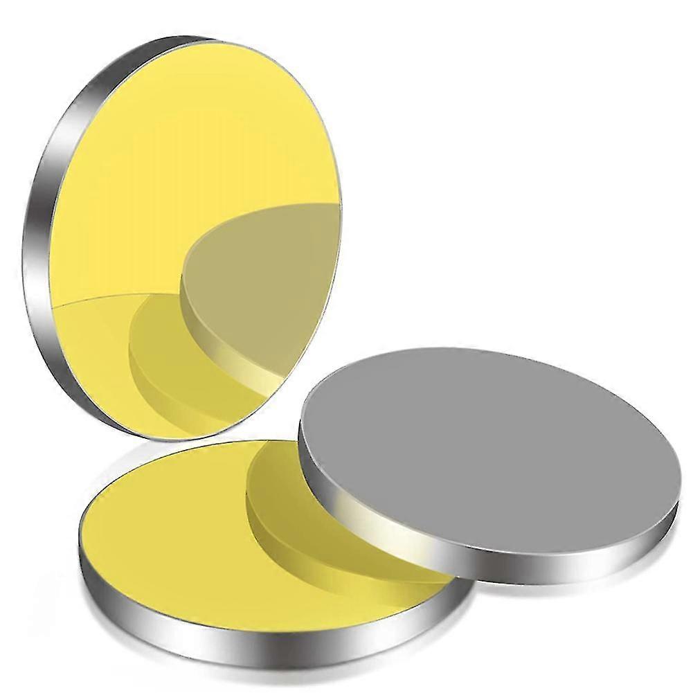3pcs Gold-plated Silicon Mirrors Dia 25 T3 Si Reflective Lens For Co2 Laser-engraving Cutting Engra
