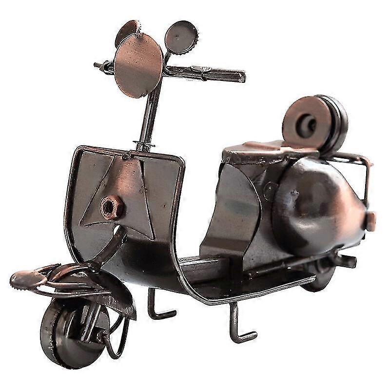 Retro Nostalgic Iron Motorcycle Ornaments Creative Home Desktop Wine