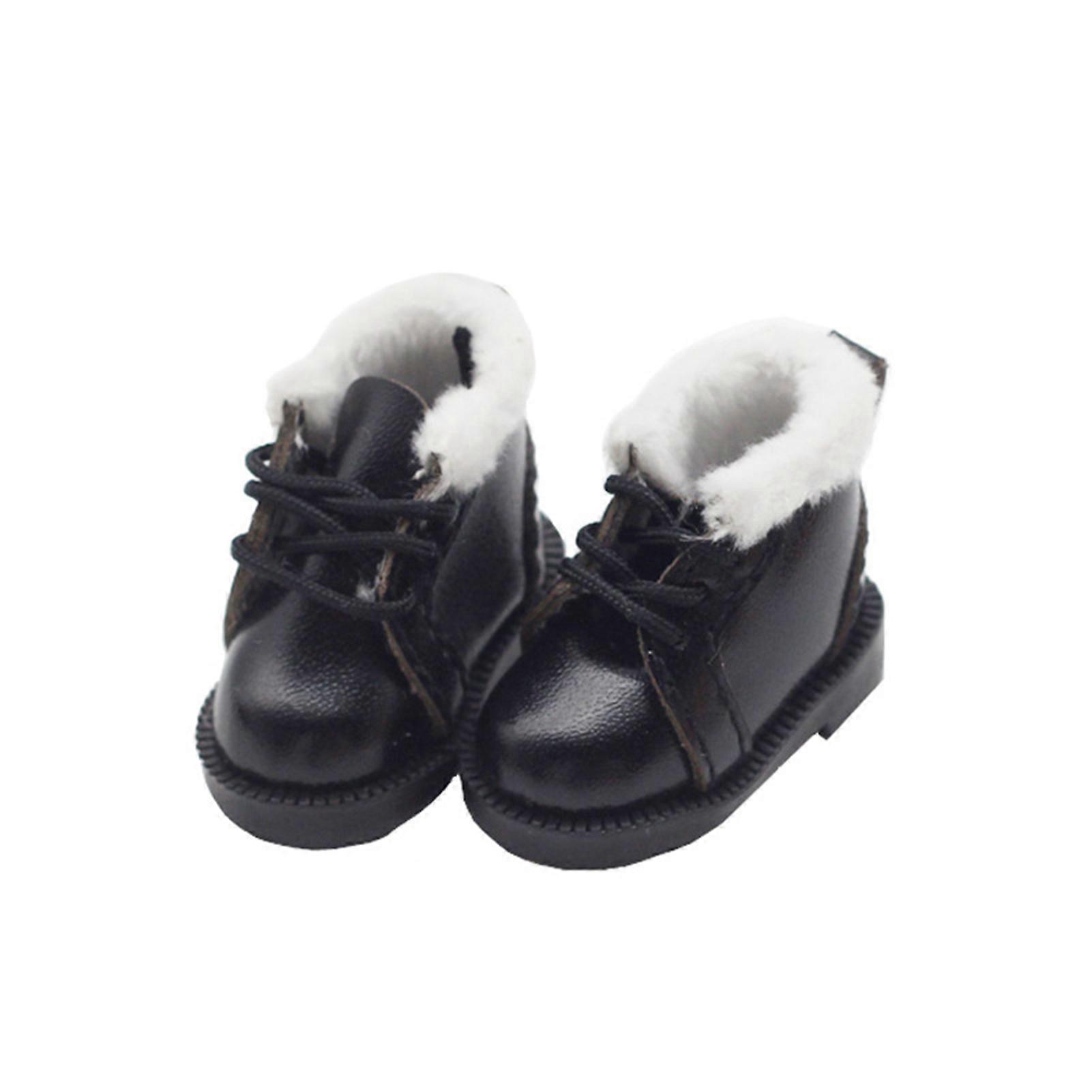 1 Pair Doll Boots Decorative Stylish Rubber Soft Surface Doll Short Boots for Ornament