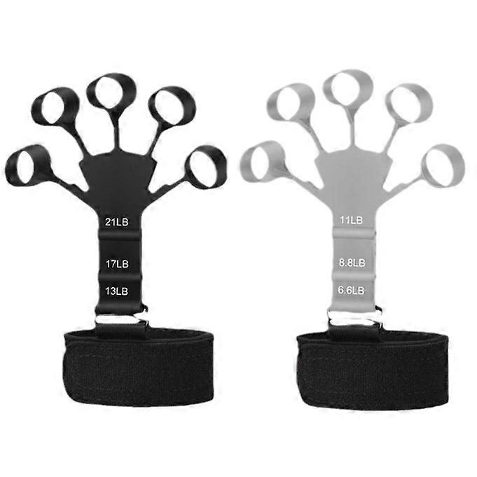 Finger trainer with 3 different resistances 2-pack