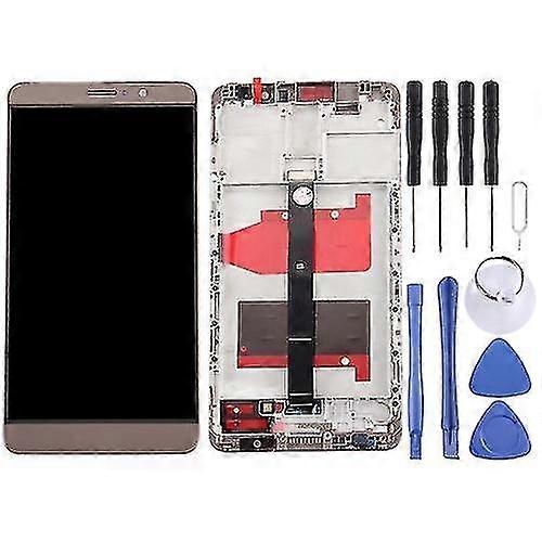 compatible with Huawei Mate 9 Lcd Screen And Digitizer Full Assembly With Frame(mocha Gold)
