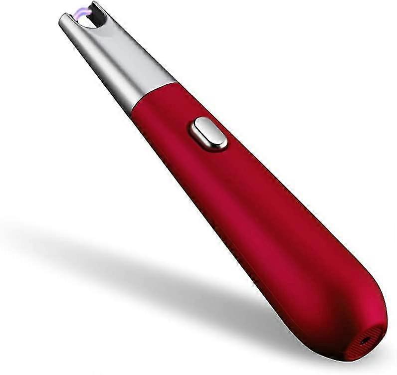 arc lighter long rechargeable flameless windproof plasma usb lighter 360 rotating flexible elbow portable lighter with led battery display safety swit