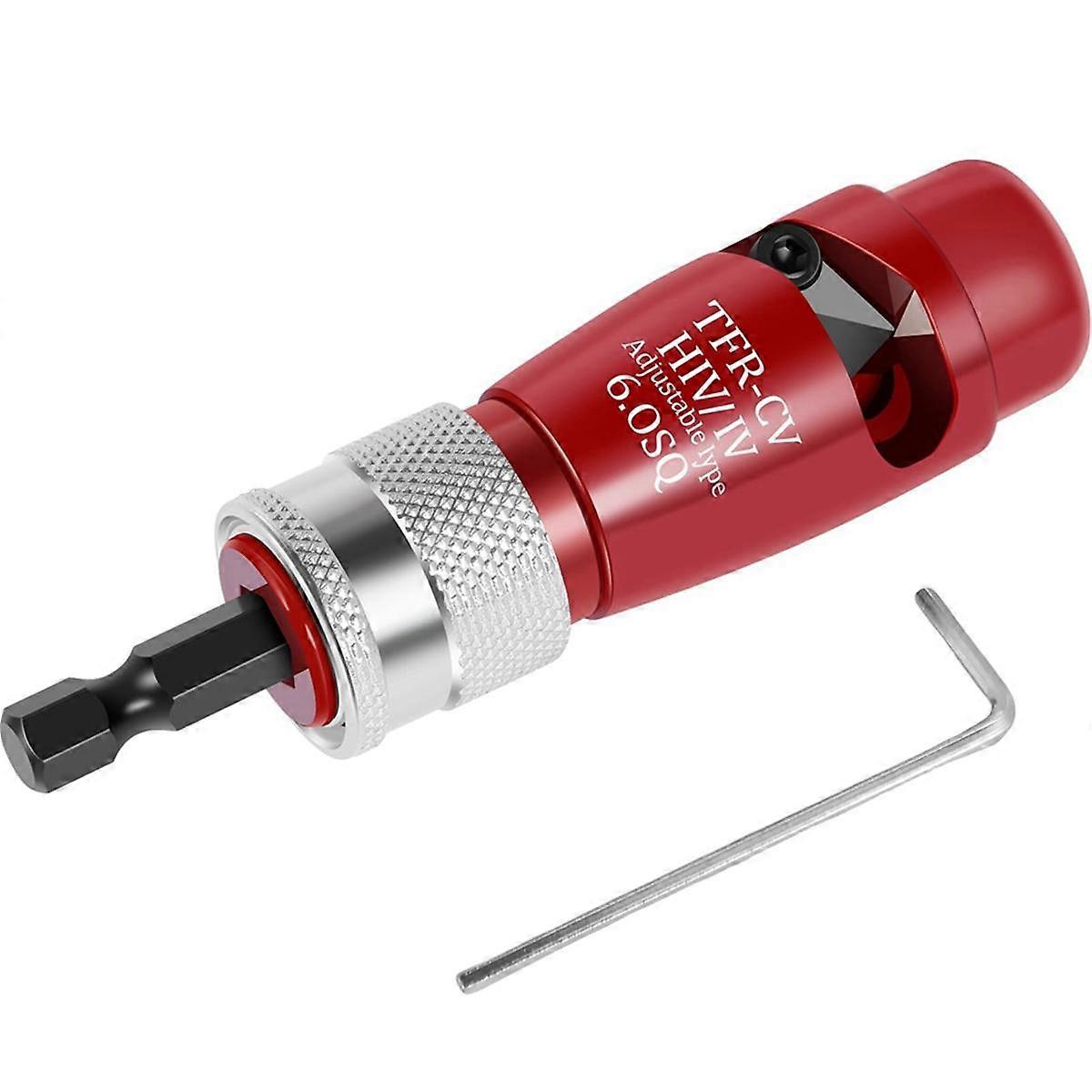 1PCS Wire Stripper, Cable Twisting Stripping Tool with Wrench, Wire Stripper Cutter Tool, (6)