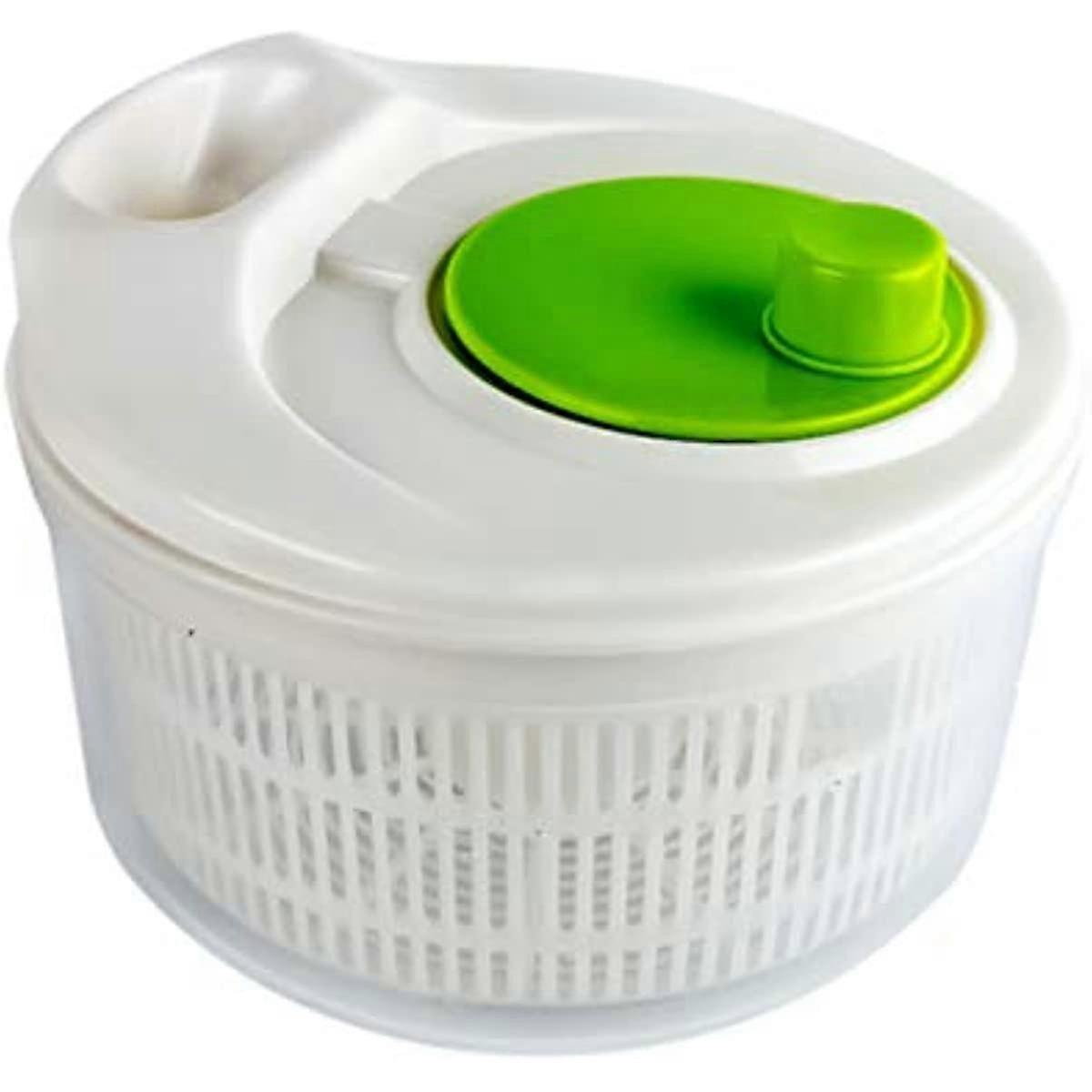 Yardwe Salad Spinner Kitchen Manual Lettuce Spinner Rotary Handle Dryer Bowl Crisper And Shaker Colander