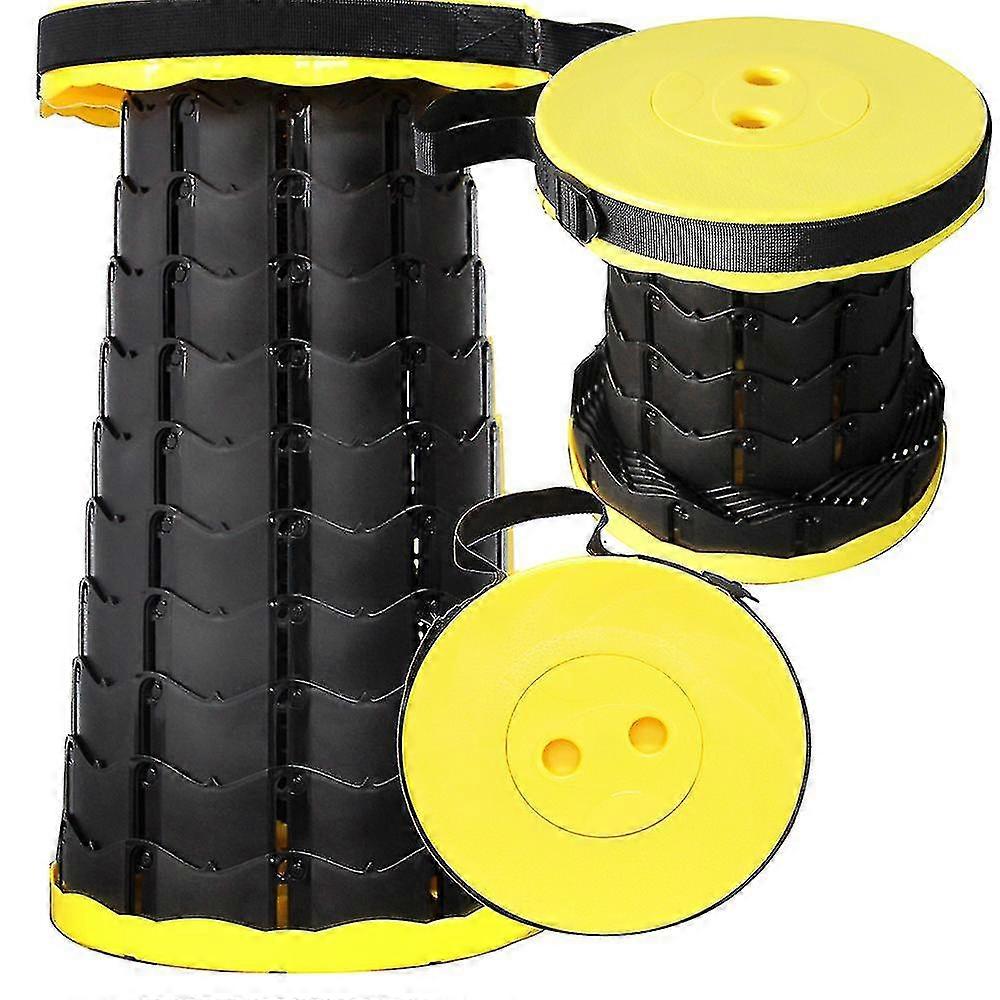 Tragbarer Camping-Klappstuhl Hocker Höhenverstellbarer Teleskop-Klapphocker Teleskop-Hocker