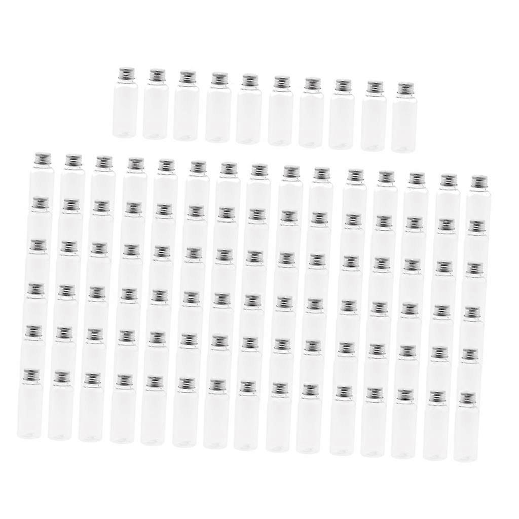 100pcs 50ml Liquid Sampling Bottle Essential Oils Lotion Cream Storage Vials