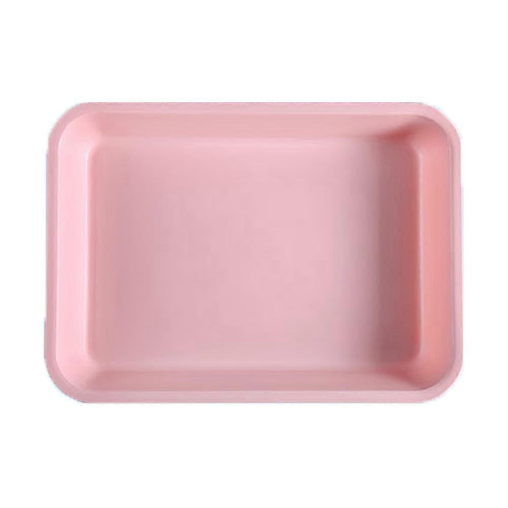 Rectangular plastic Dessert/Salad Dishes, Ultralight Durable Plates for Fruit, Snacks