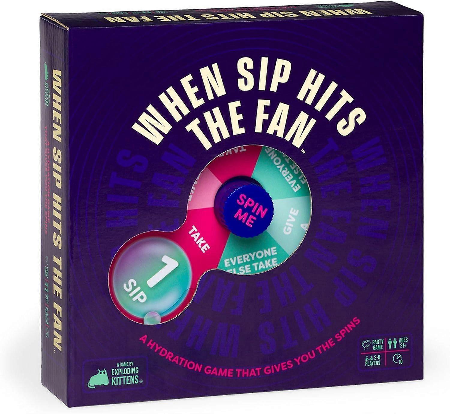 When Sip Hits The Fan Drinking Card Game
