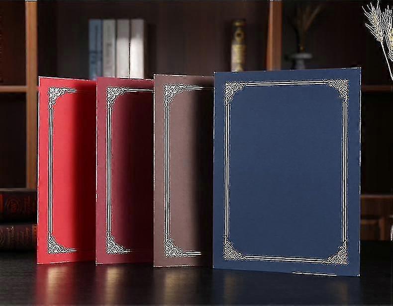 Horizontal Vertical- Certificate Folder Paper Cover