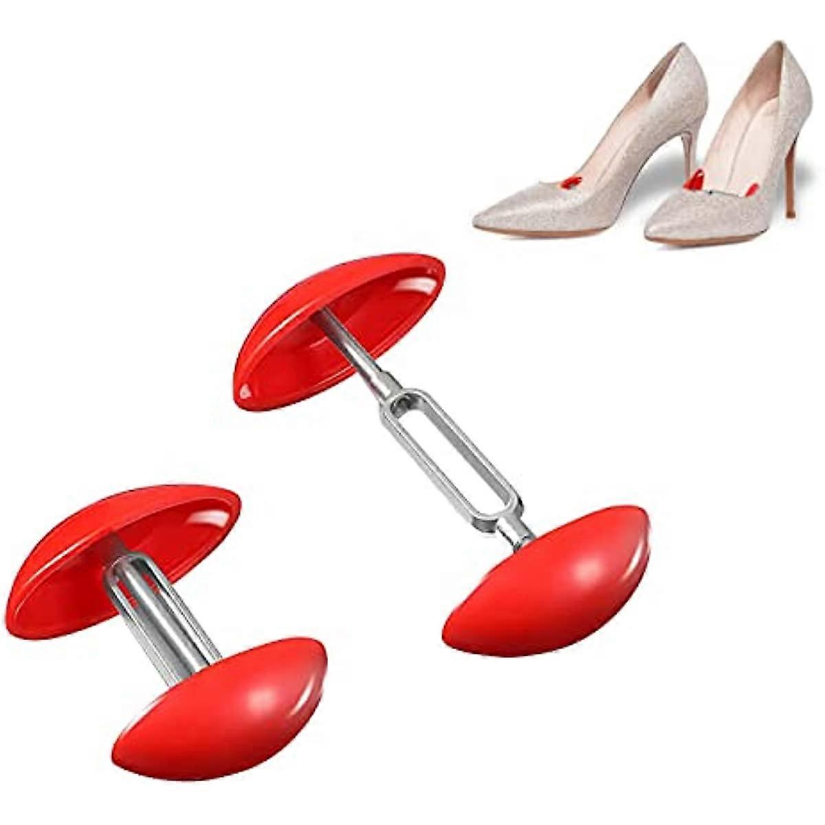 2pcs/1pair Adjustable Length Shoe Tree Shoe Stretcher Shoes Shape Keeper Width Extender Shoes in Good Shape Mini Shoe Trees for Women Men