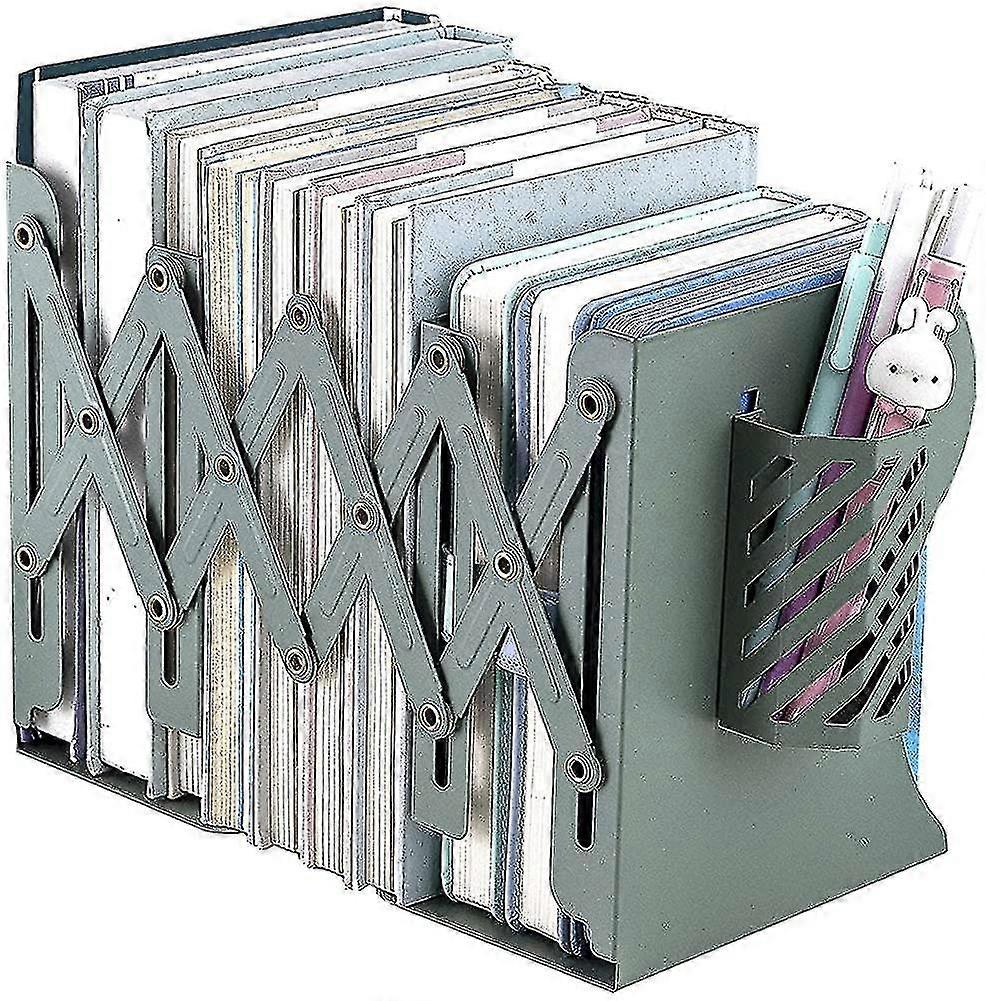 Adjustable Bookend For File Magazine Binder Holder, Book End For Heavy Book