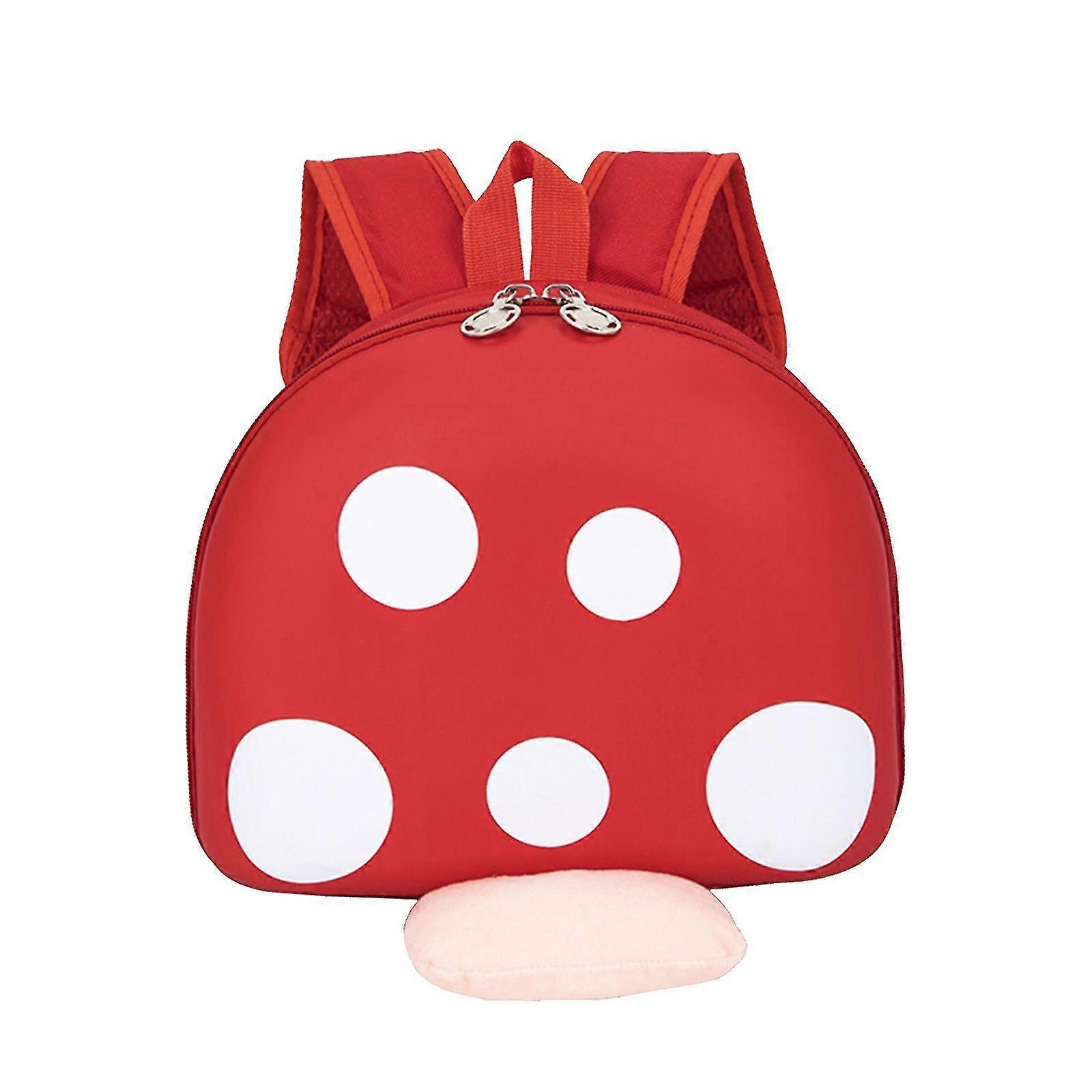 Mushrooms Elementary School Backpack Large Capacity Polyester School Bag