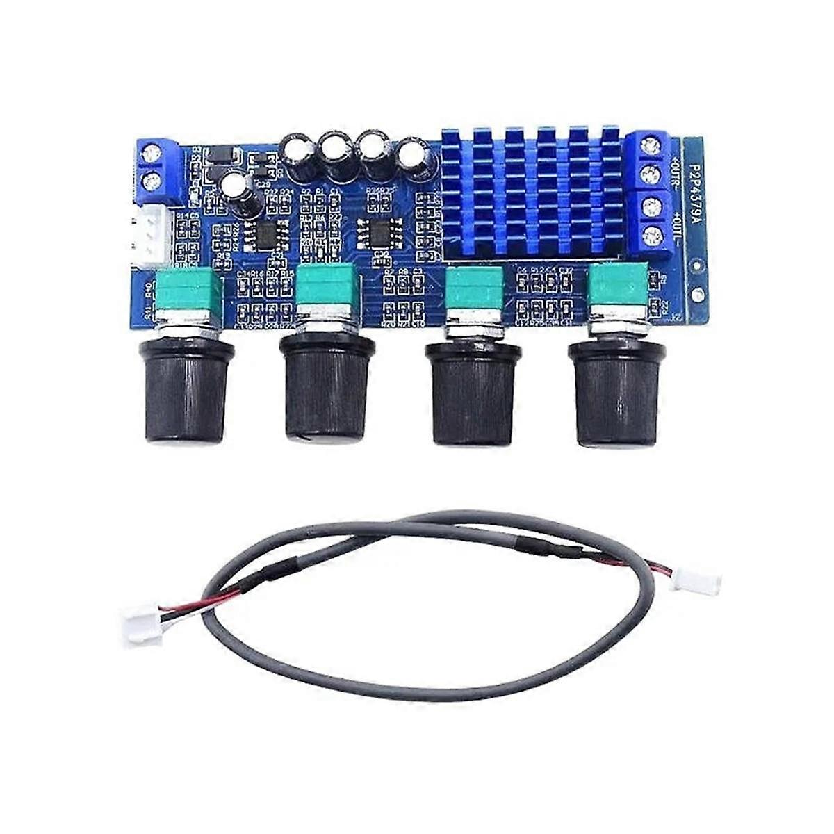 XH-M577 Placă amplificator digital TPA3116D2 Placă amplificator audio Placă de ton de mare putere Amplificator Modul placă amplificator 12-24V