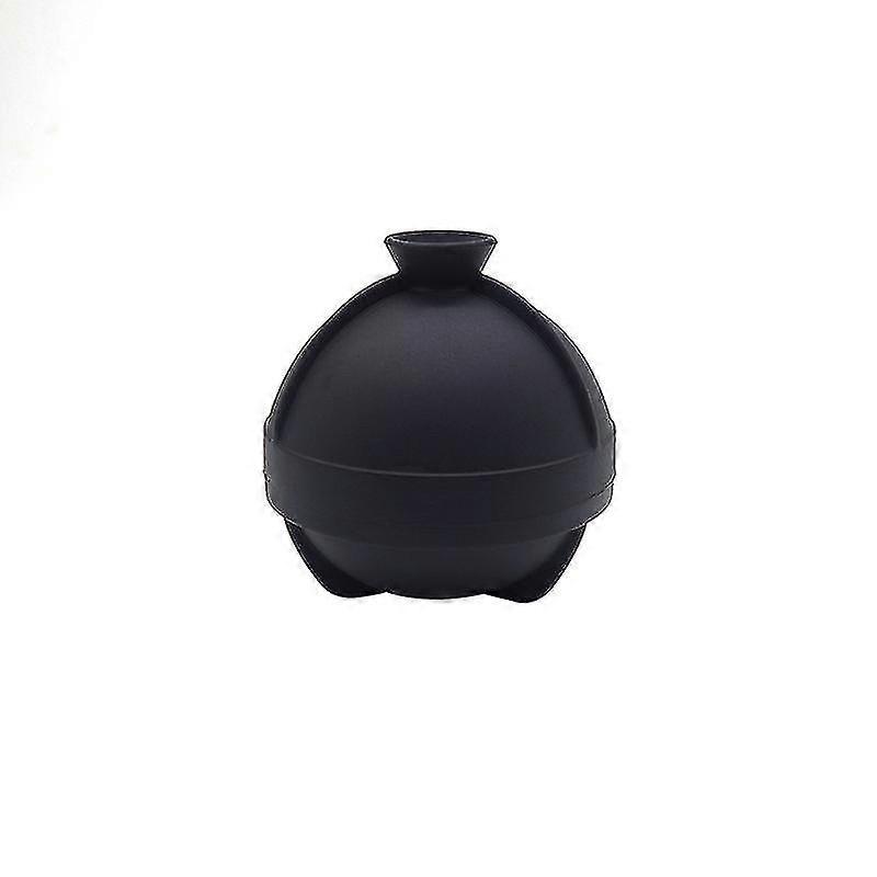 Large Silicone Ice Mold In Circular Sphere Shape (4 Pieces), Bpa Free, Ideal For Whiskey, Drinks, Baking And Cooking, Resistant To High Temperatures