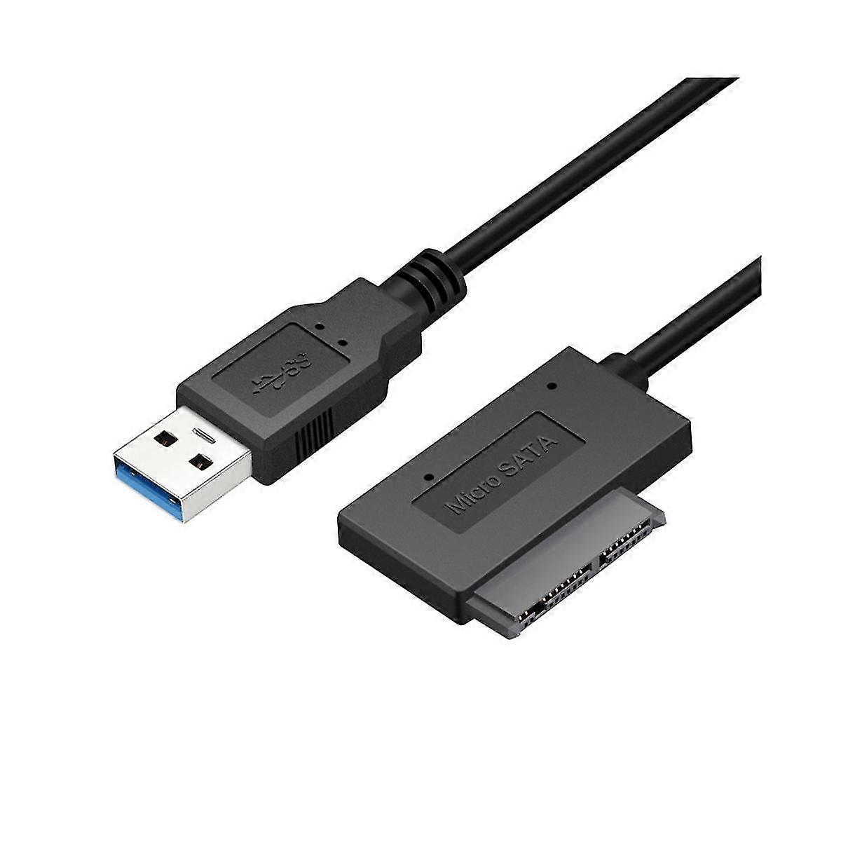 Usb 3.0 To -sata Adapter Cable For 1.8inch Hdd Ssd Converter Cord Usb3.0 To 16pin Msata 7+9 Pin Cab