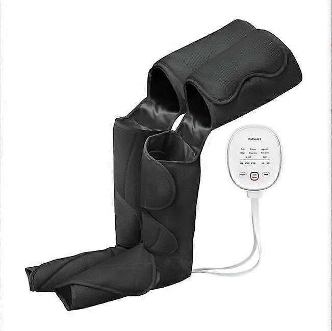 360 דחיסת אוויר מעסה רגליים לחץ אוויר מחומם רגל עגל מקדמת את זרימת הדם מכשיר עיסוי להרפיית שרירים