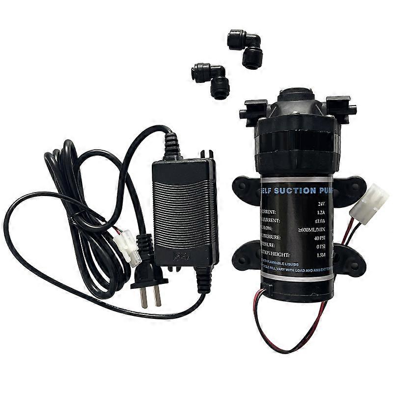 40G Diaphragm Small Water Booster Pump Self Suction 24V For Ro Reverse Osmosis Misting System