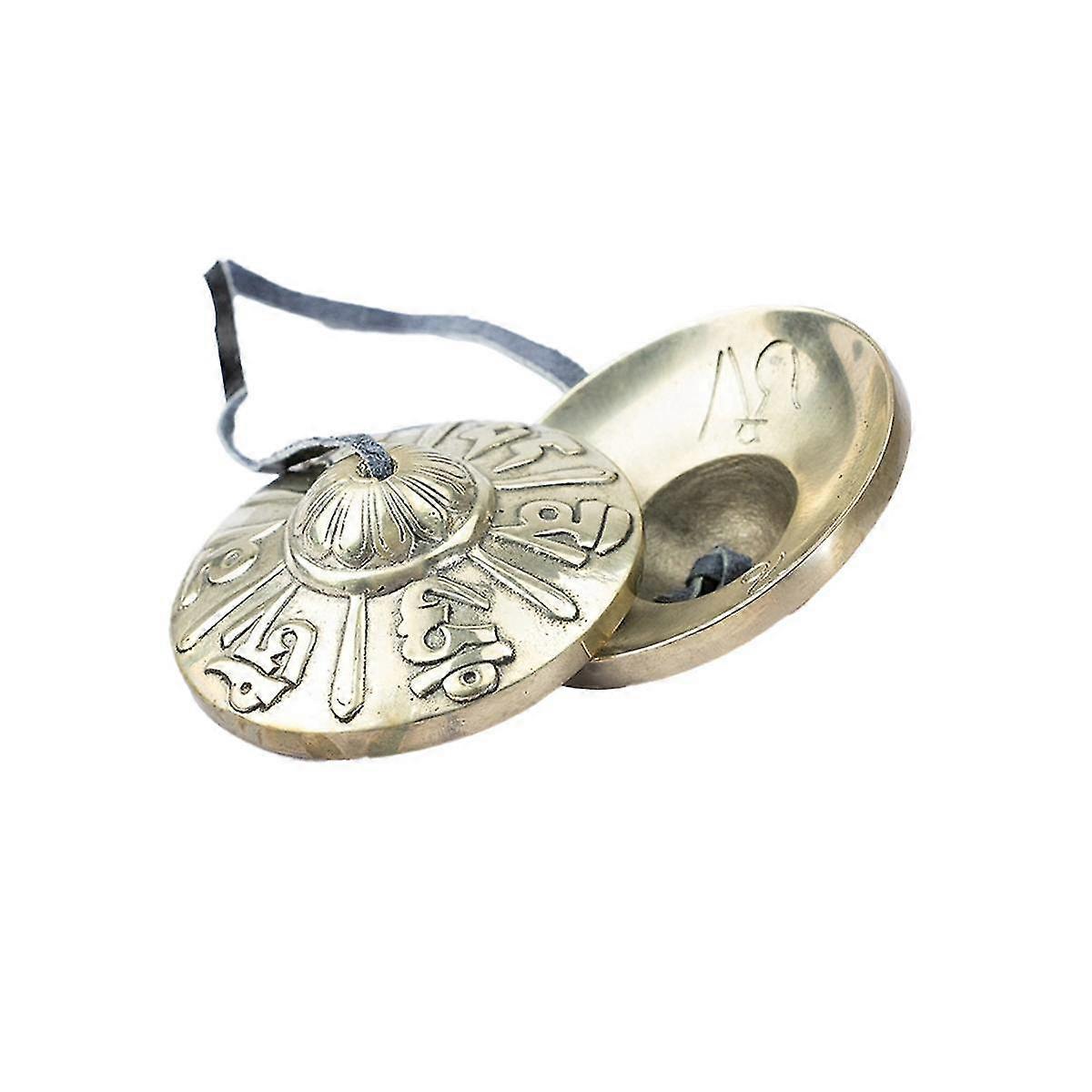 3-inch Tibetan Dingsha , Meditation Sanskrit Rune , Yoga Buddhism,  Relaxation Instruments