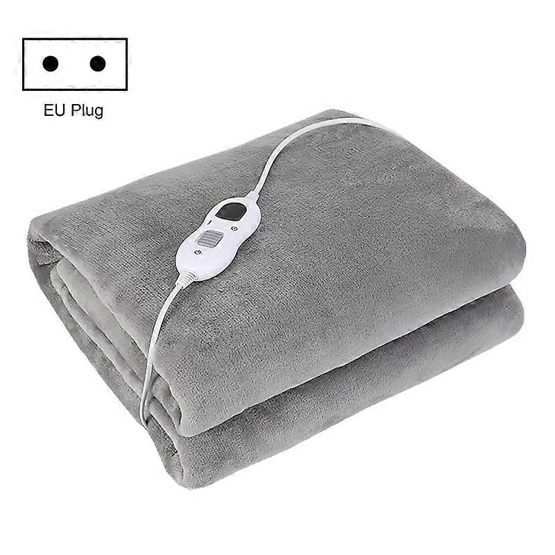 Flannel 3-speed Temperature Adjustable Heating Blanket 152x127cm EU Plug
