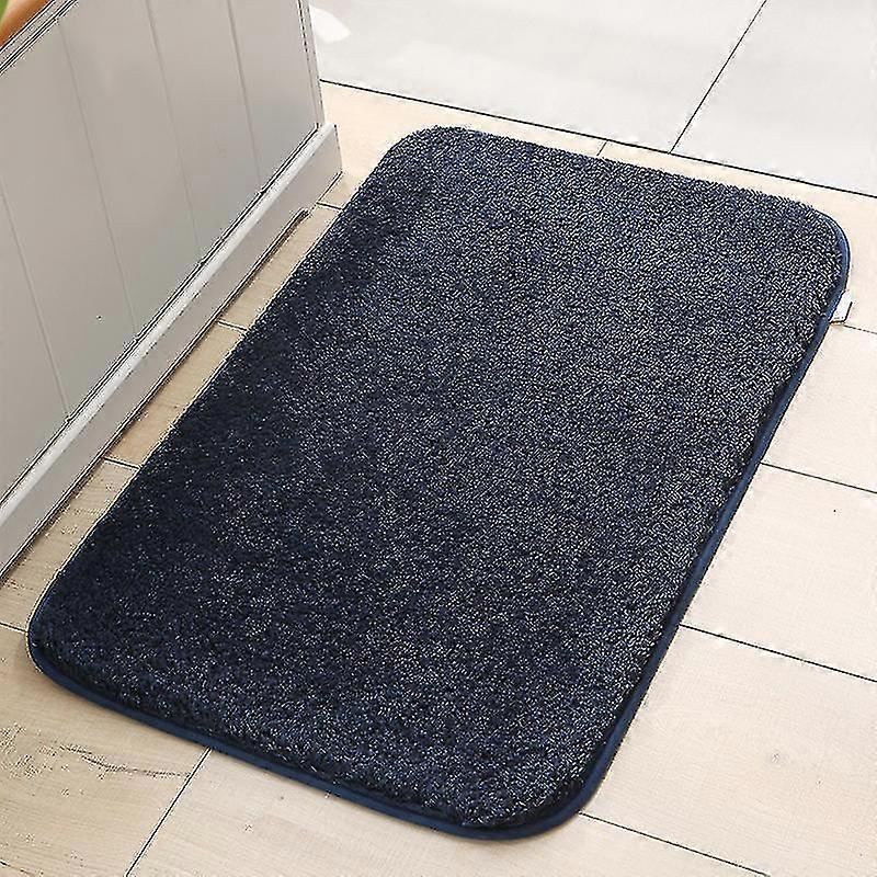 Plush Padded Floor Mat Carpet, Non-slip Absorbent Foot Mat_x