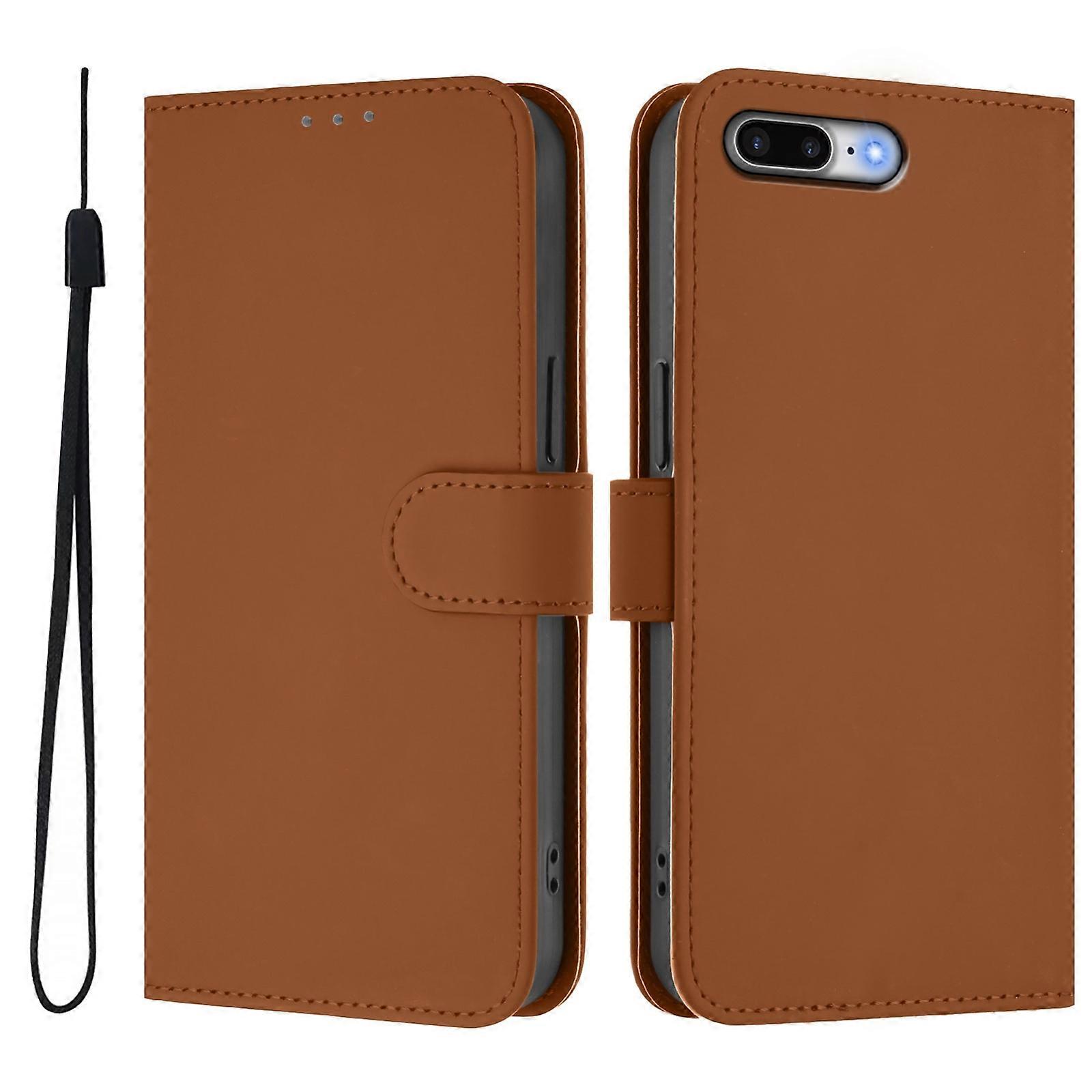 Skin Feel Leather Phone Case For iPhone 8 Plus / 7 Plus