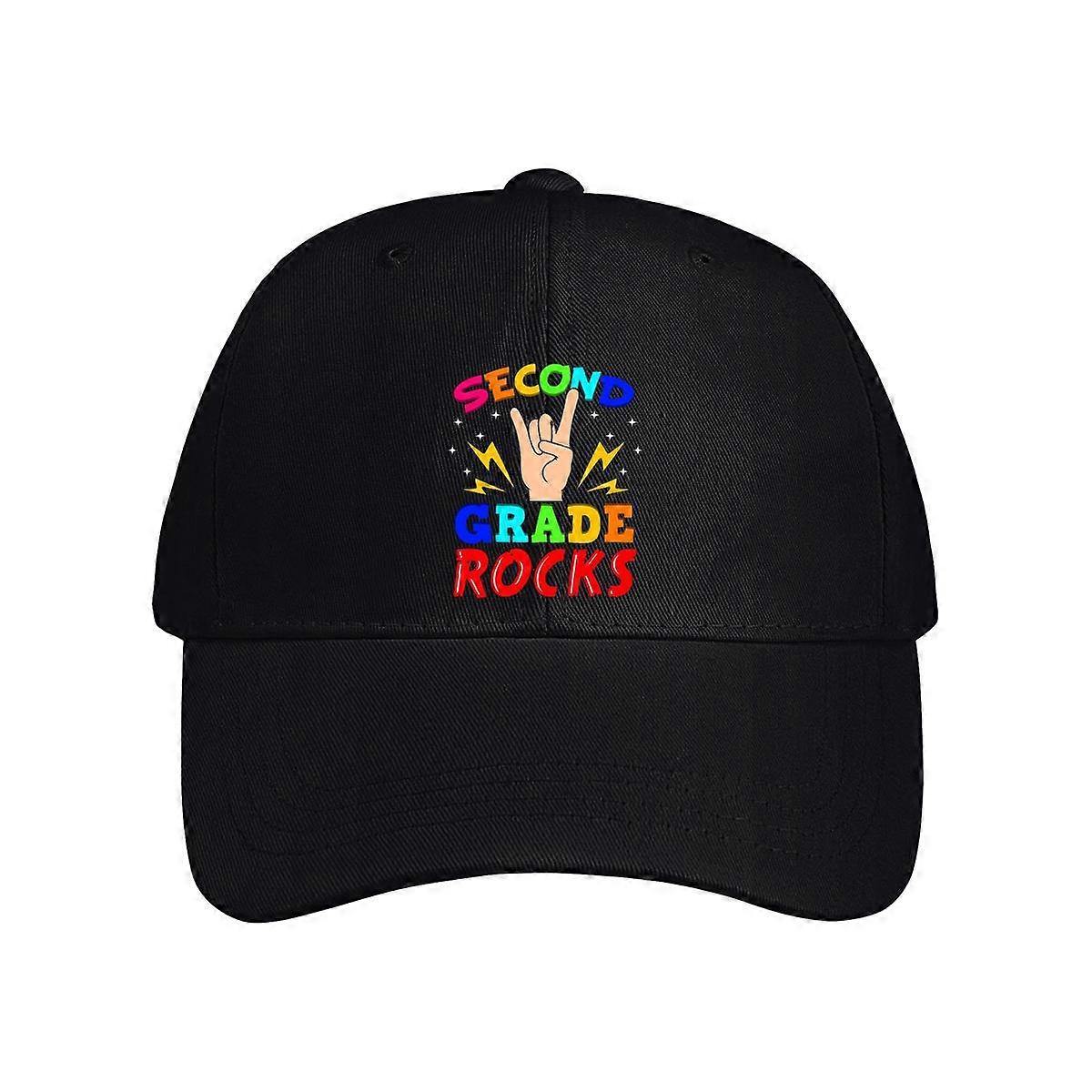 Second Grade Rocks, Teacher Baseball Cap