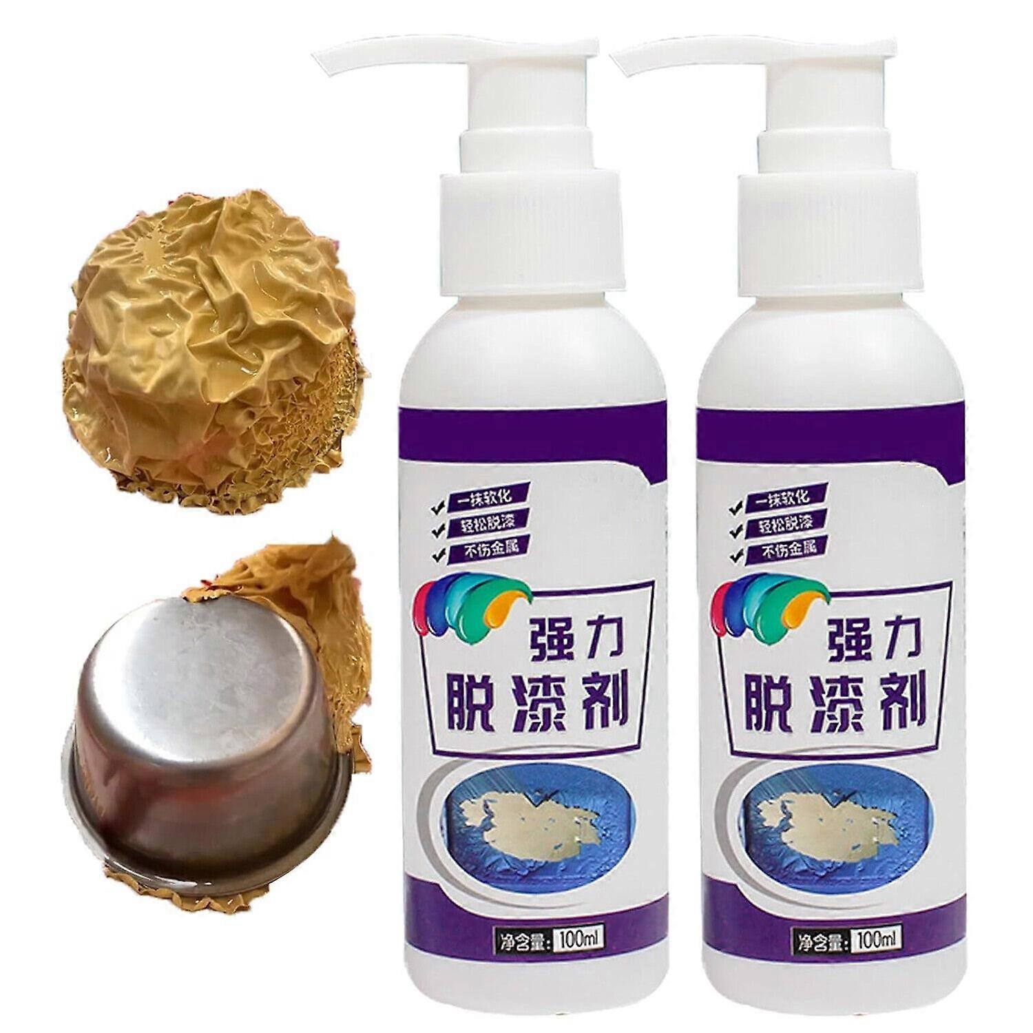 2pcs leistungsstarker Farbentferner Effizienter Farbabbeiz-Farbentferner für Metalloberflächen, 100% neu