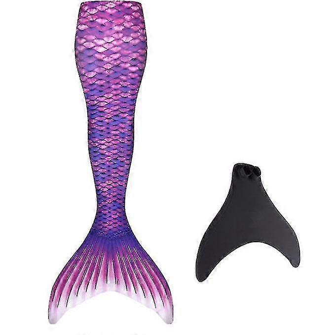 Kids Wear-Resistant Mermaid Tail For Swimming, Monofin Included