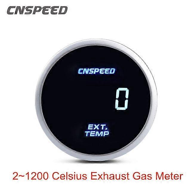 2" 52mm Car Digital Turbo Boost Gauge Tachometer Rpm Gauge Water Oil Temperature Oil Pressure Meter With Sensor