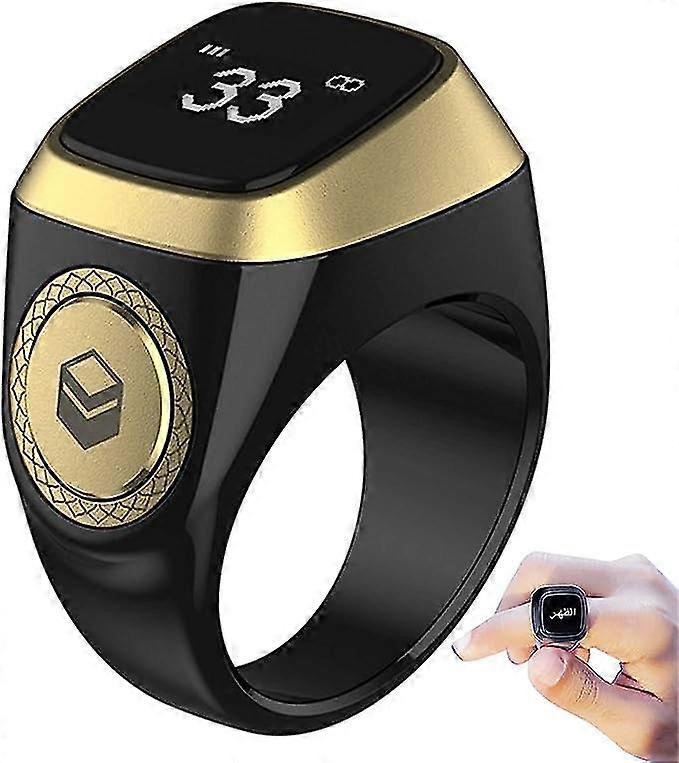 מוסלמי חכם מוסלמי תסביח מונה תפילה טבעות חכמות, תזכורת תזמון תפילה מונה אצבע אלקטרוני נטען לגברים נשים