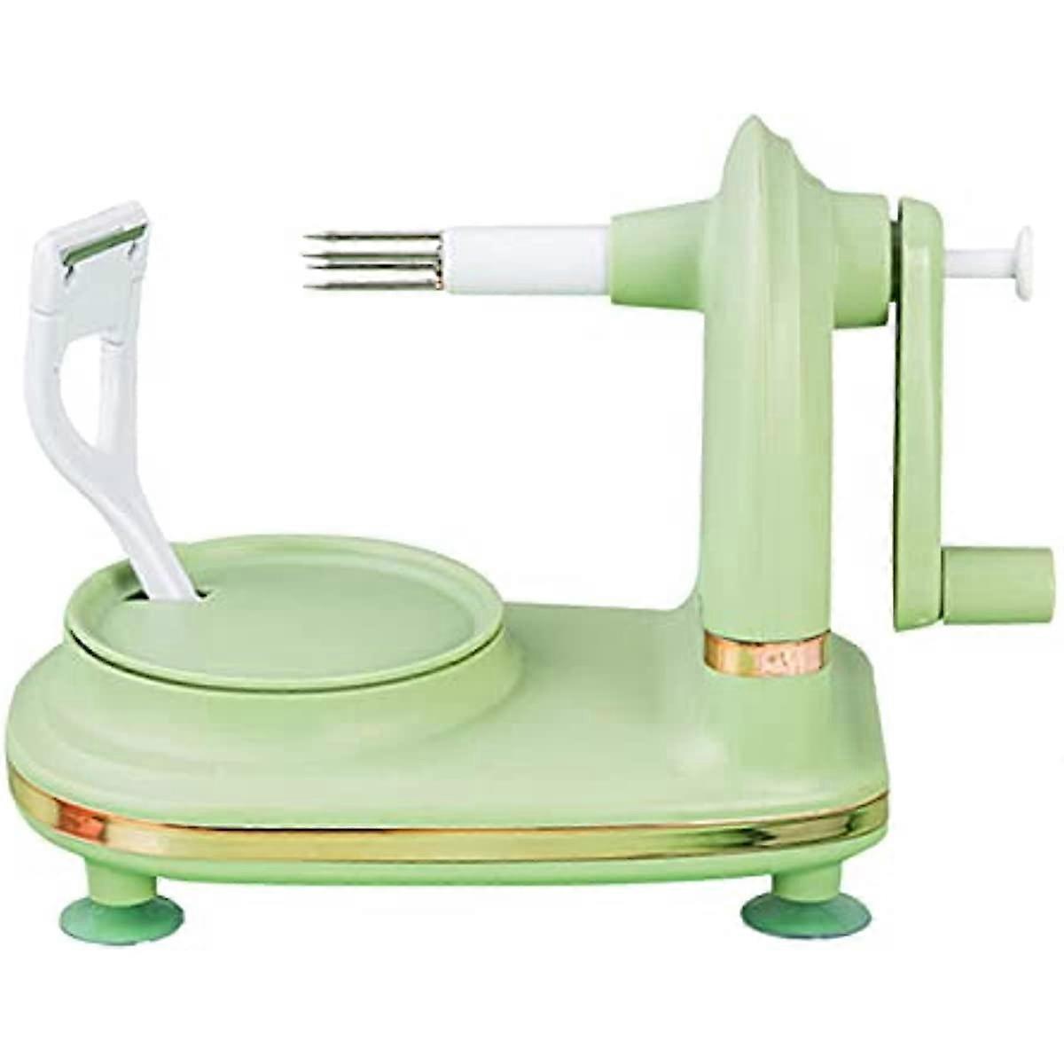 Apples Pear Peeler, Suction Fast Pear Peeler with Automatic Hand Crank, Peeling Machine with Stainless Steel Blades, Automatic Hand Crank, Peel Pulp S