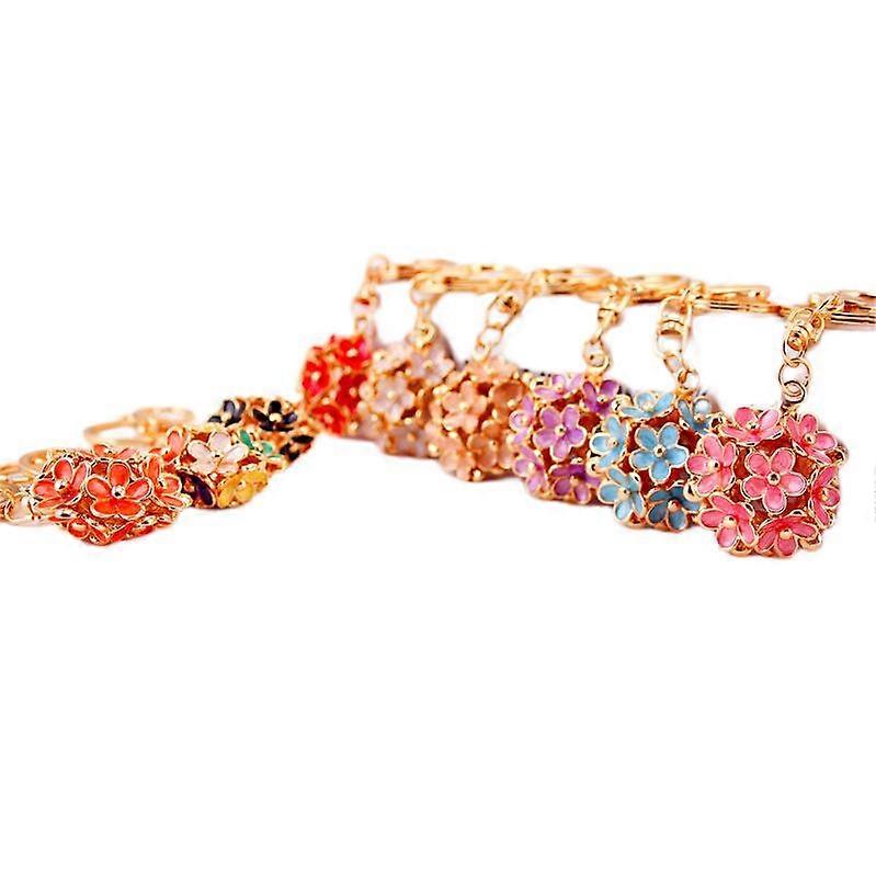 Daisy Flower Keychain Brelok Torebka Torebka Charm Breloczek Brelok Wiszące dekoracje Torebka Wisiorek (losowo2szt)