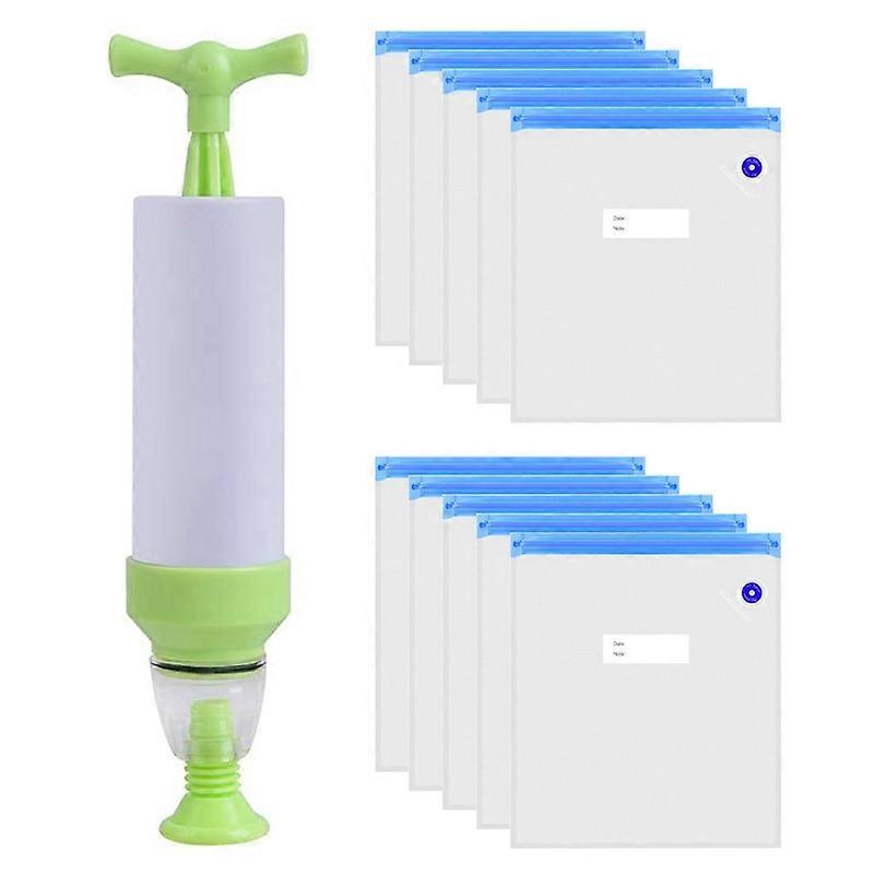 Reusable Vacuum Storage Bags with Hand Pump Set 10Pcs Reusable for 3D Printer