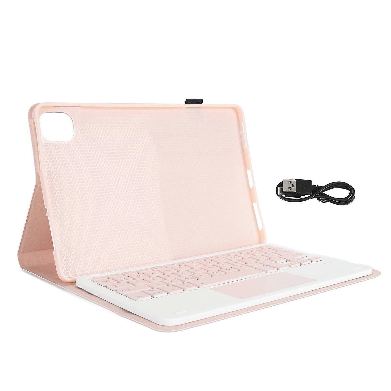 11 inch Tablet Keyboard Case, Slim Lightweight Wireless Bluetooth Magnetic Detachable Keyboard Cover for Xiaomi Mi Pad 5 and 5 Pro, Pink