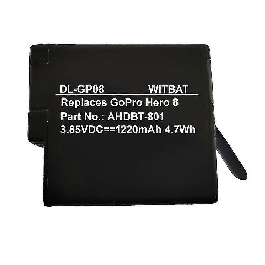 xjAhdbt-801 Full Decoding Battery For Gopro Hero 8 Action Camera