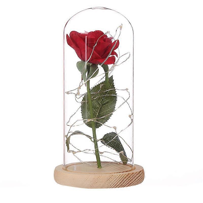 LED Flashing Luminous Artificial Fresh Roses