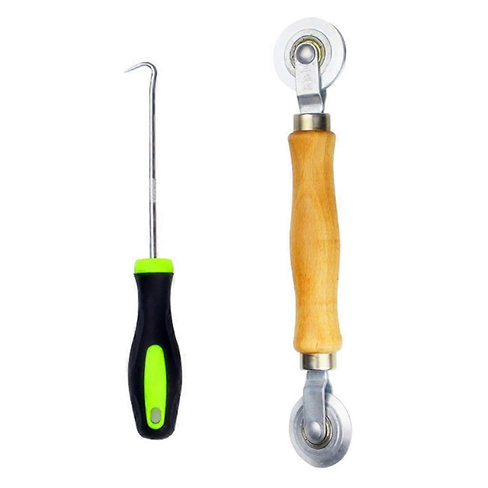2pcs Mesh Screen Window Door Installation Tool Screen Spline Roller Tools