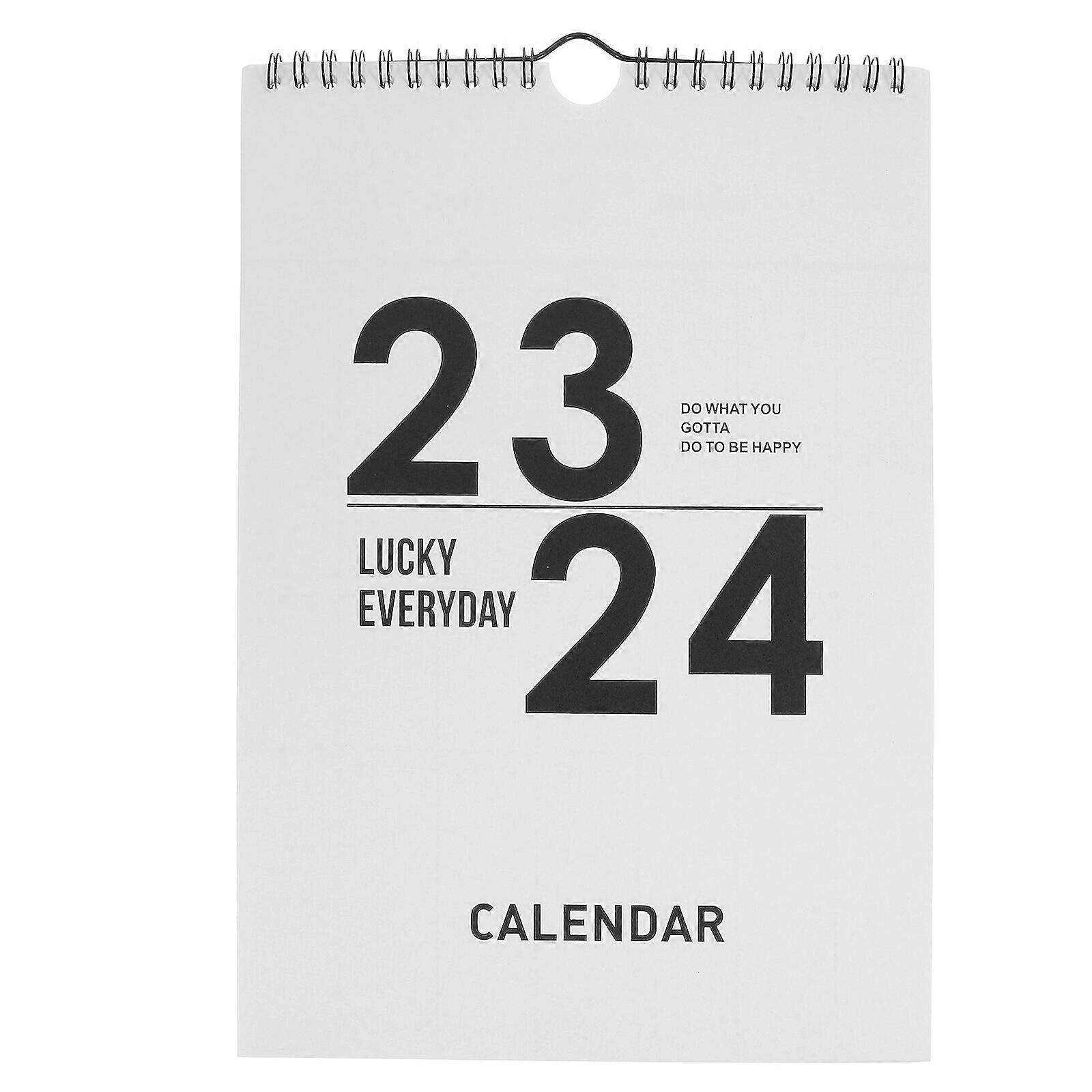 Spiral Binding Calendar Monthly Calendar Wall Calendar Appointment Hanging Calendar for Home