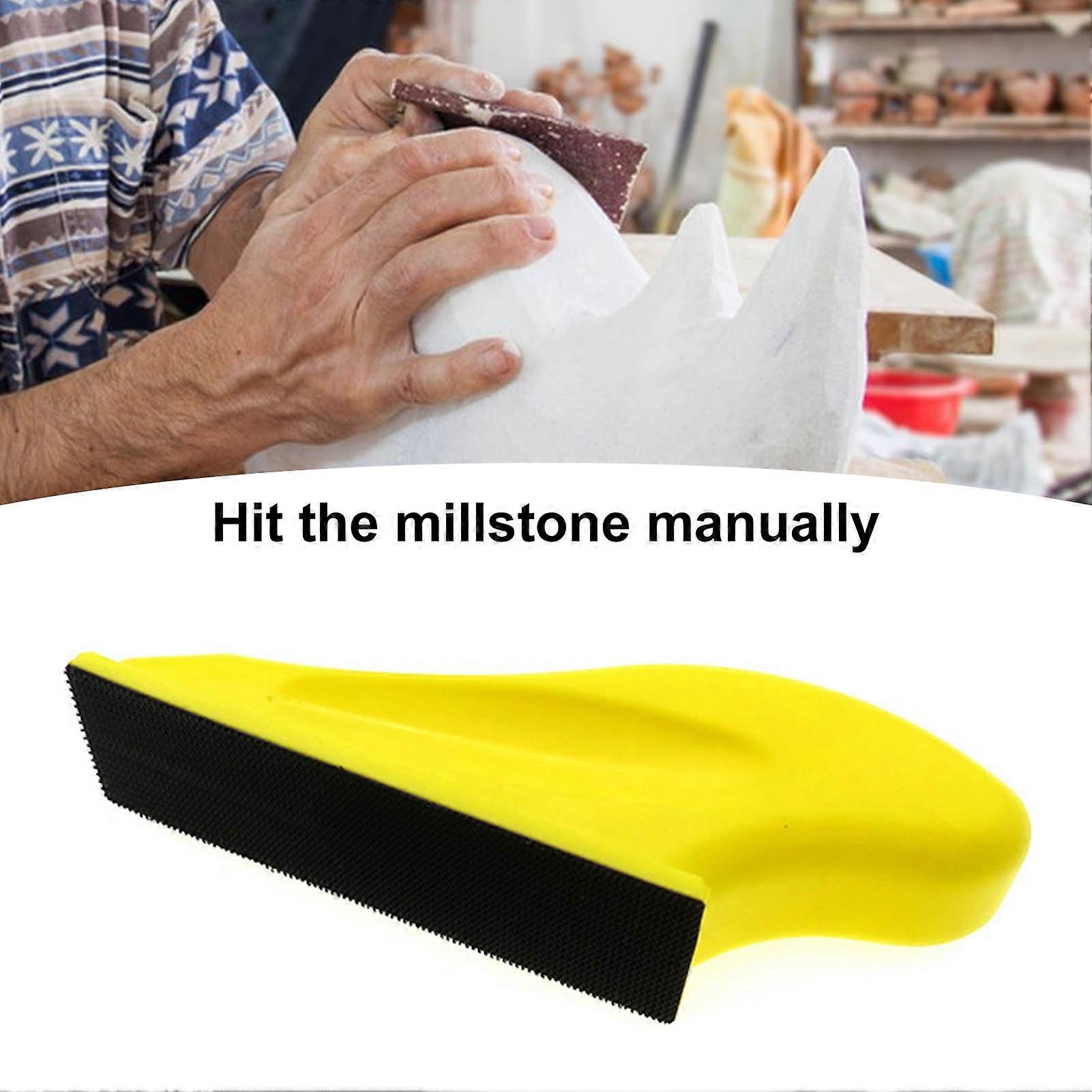 Sanding Disc High Density Good Stickiness Rubber Handle Hook And Loop Hand Sanding Pad Furniture Restoration Mengxi