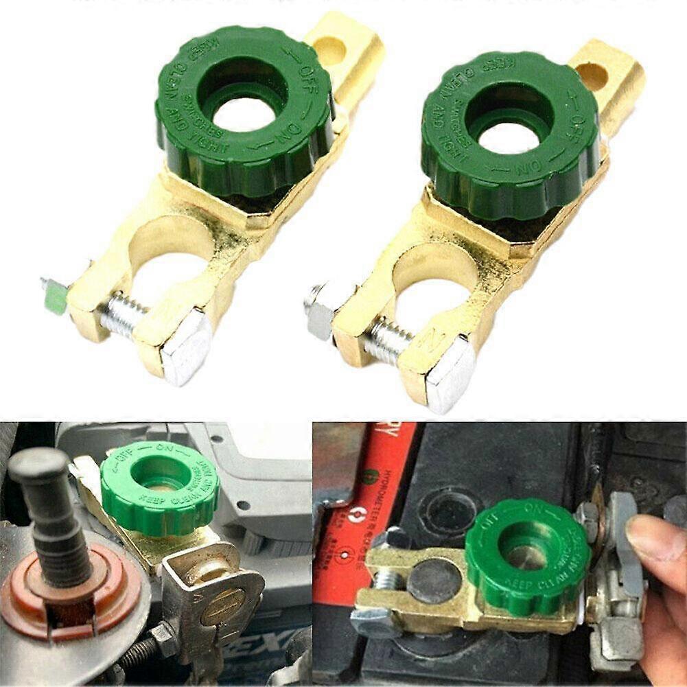 2x Car Battery Master Isolator Disconnect Power Cut Off Switch for Car/Vehi