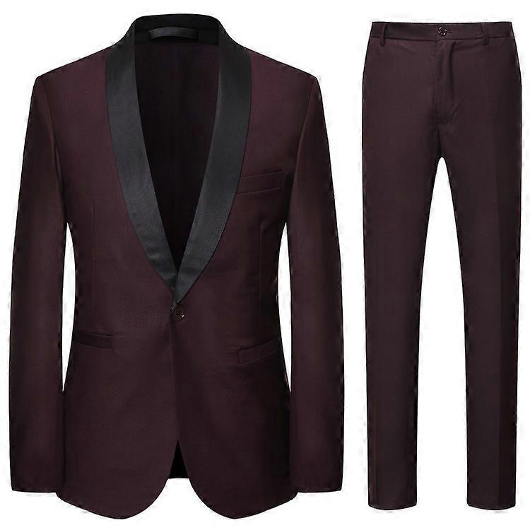 Men's Suit Business Casual 3-pieces Suit Blazer Pants Vest