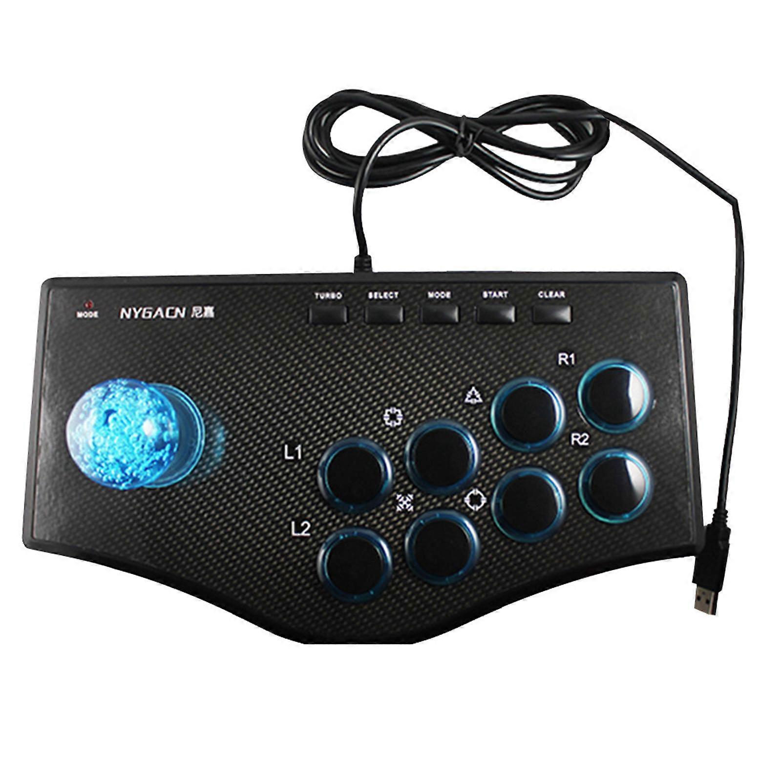 Arcade Game Joystick USB Rocker Controller Compatible PS2/PS3/Xbox PC TV Box Laptop