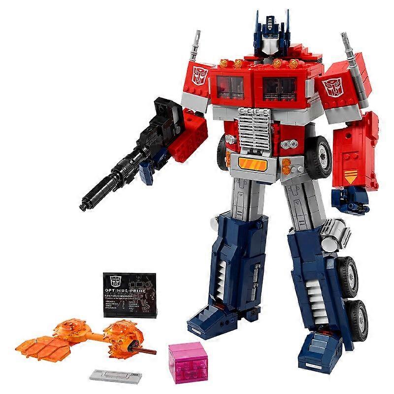 Creative Optimus Prime Robot Car Building Blocks Model Compatible 10302 1508 Pcs Bricks Set Toys For Boy Gift