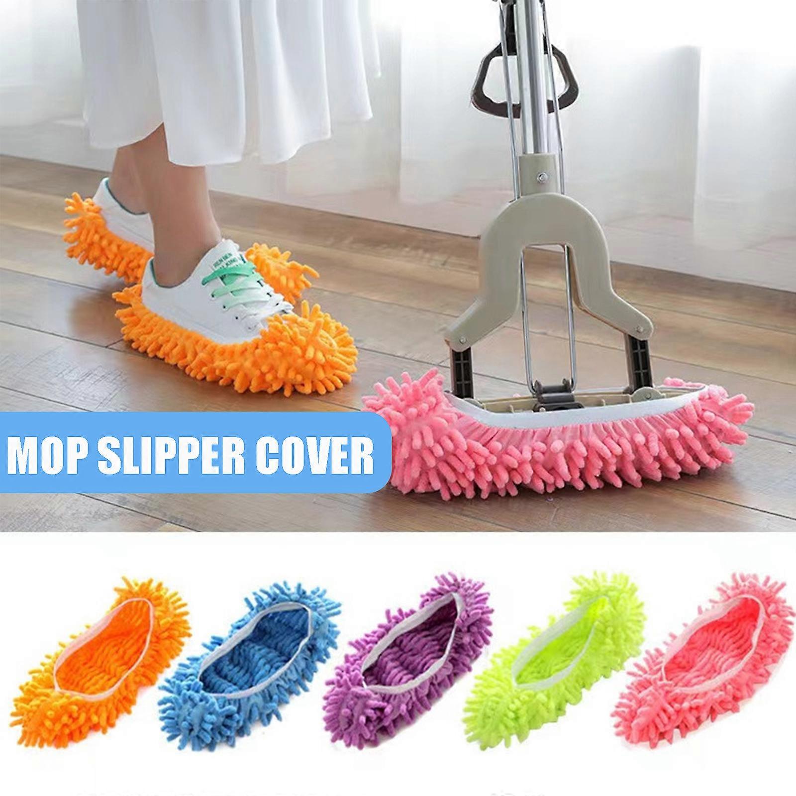 2023 Neu, Mopp-Hausschuhe Lazy Floor Polishing Reinigungssocken Schuhe Mopping Hausschuhe Abdeckung