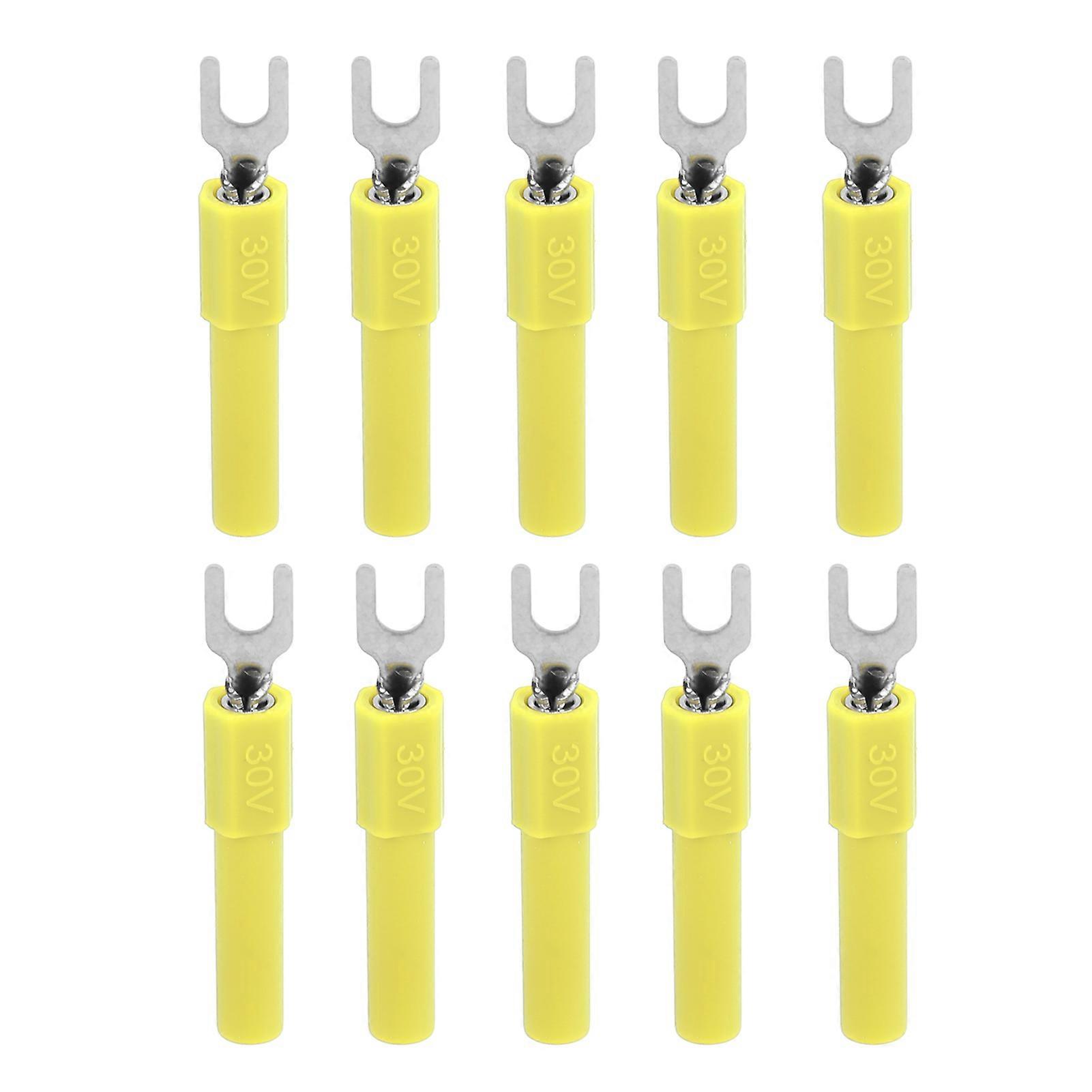 Durable Fork Spade Wire Connectors - High-Quality Copper, Easy Install, Wide Application