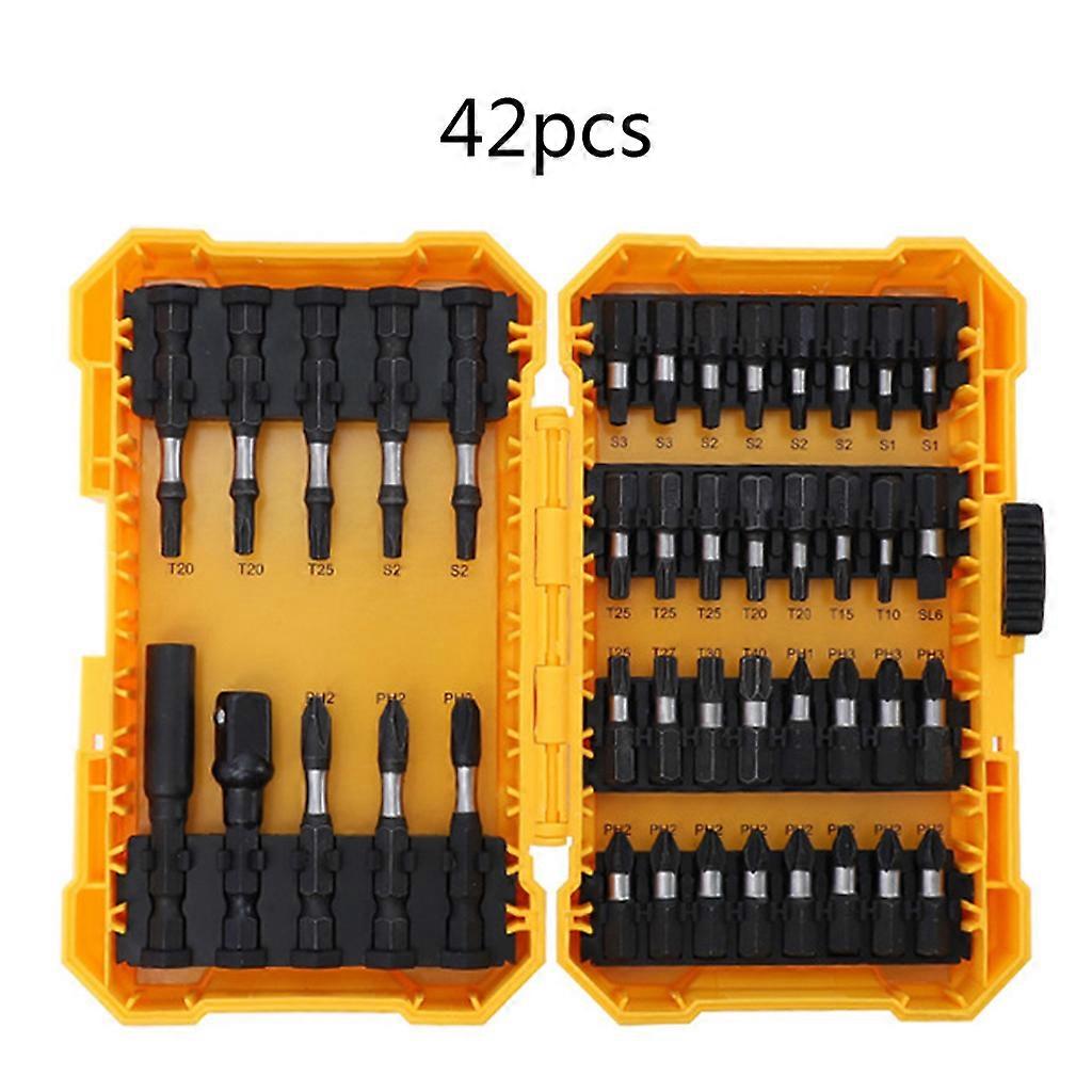 18/42pcs Screwdriver Socket Electric Drill Impact Bit Set Connecting Rod Repair