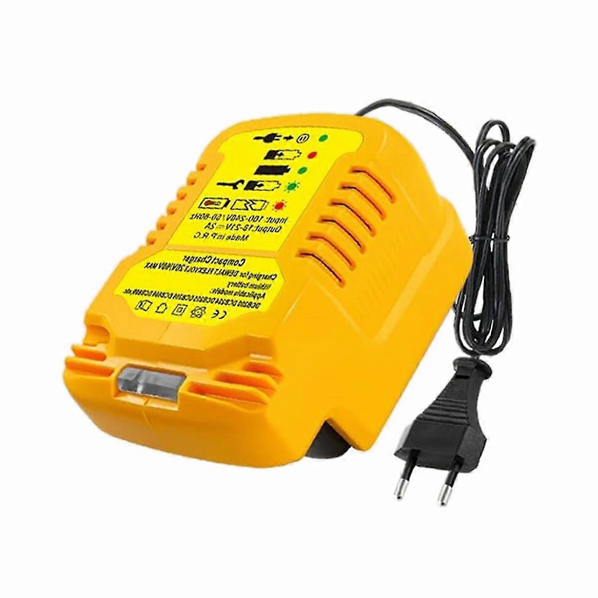 Mini Charger For 20v Battery Charger, Replace For Dcb112 For 20v/60v Max Lithium-ion Batteries Eu Plug