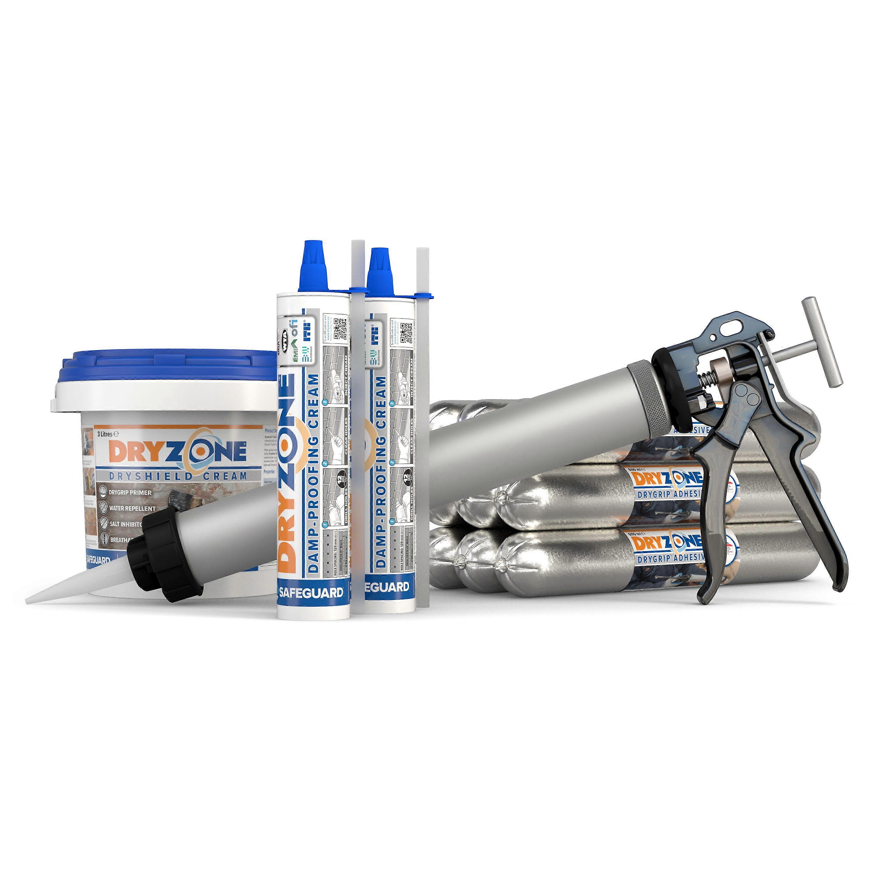 Dryzone System Damp Proofing Kit - Rising Damp Treatment & Replastering in 24 Hours